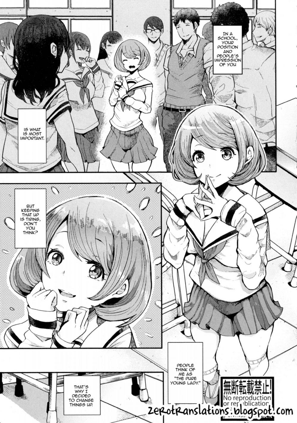 Hentai Manga Comic-Reticent boy and Sexually pervert girl-Read-1